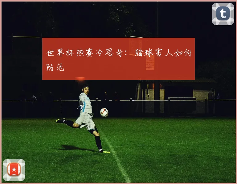 世界杯热赛冷思考：赌球害人如何防范